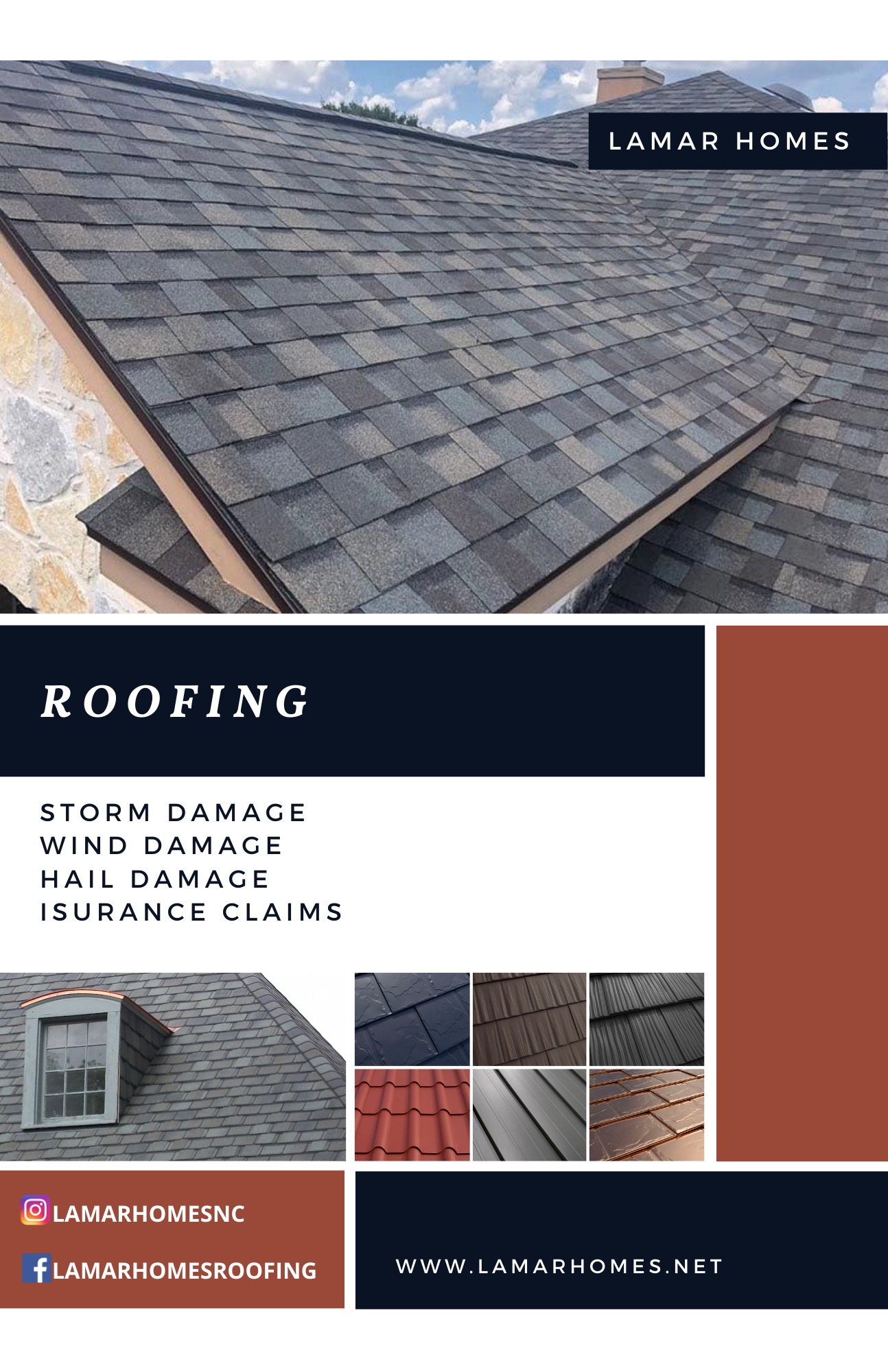 Lamar Homes Roofing Contractor Raleigh, NC 27610